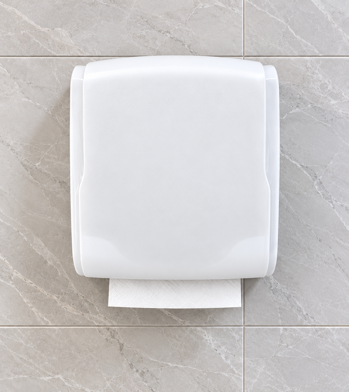 Minimal White Paper Towel Dispenser (1)
